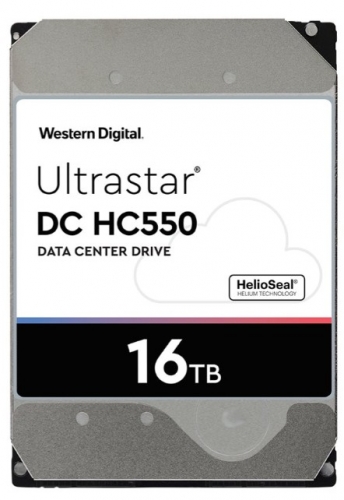 WD Ultrastar DC HC550 WUH721816AL5204 - Disco rígido - 16 TB - interna - 3.5" - SAS 12Gb/s - 7200 rpm - buffer: 512 MB