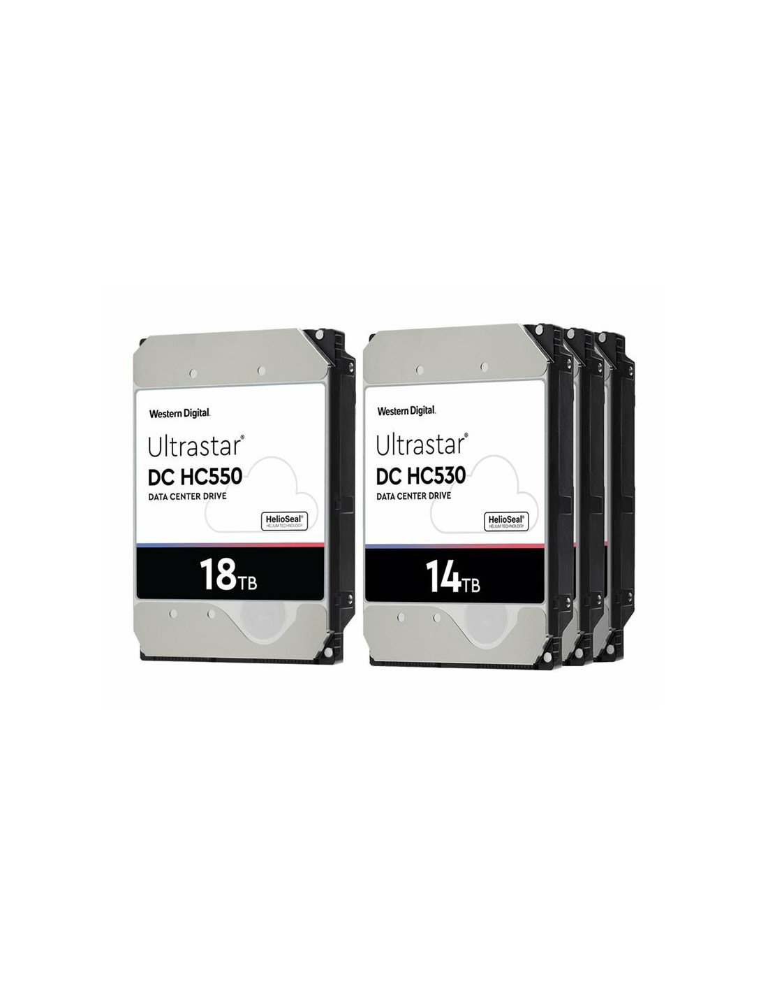 WD Ultrastar DC HC550 WUH721818AL5204 - Disco rígido - 18 TB - interna - 3.5" - SAS 12Gb/s - 7200 rpm - buffer: 512 MB