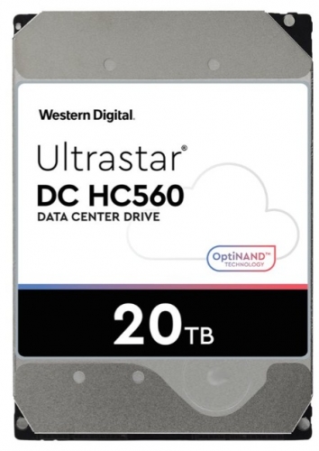 WD Ultrastar DC HC560 - Disco rígido - 20 TB - interna - 3.5" - SAS 12Gb/s - 7200 rpm - buffer: 512 MB