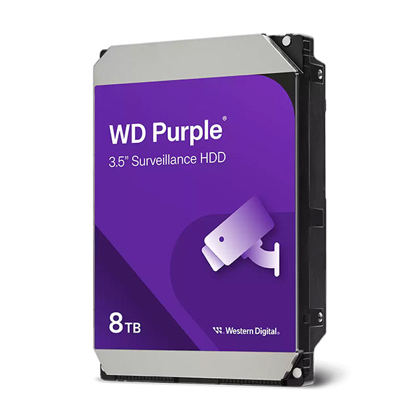 Western Digital 8TB Purple Surveillance 3.5" SATA III 256MB