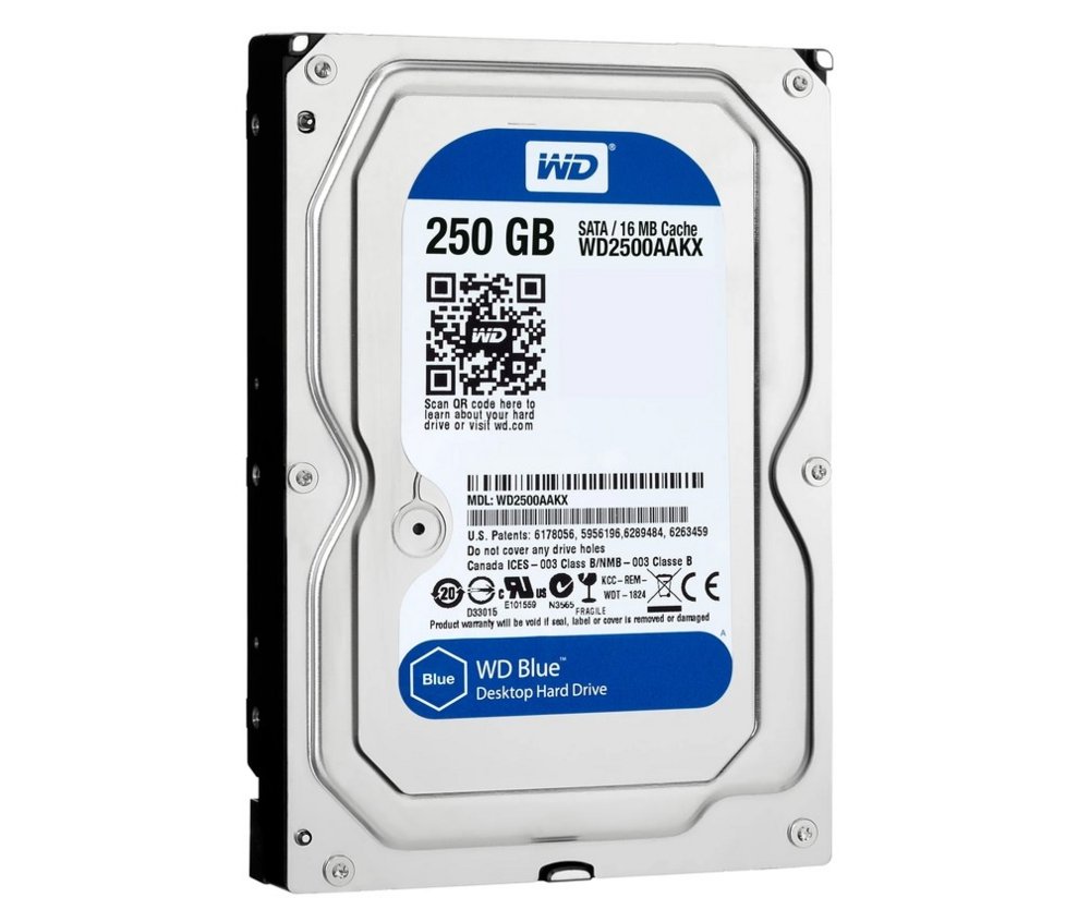 Western Digital Blue HDD 3.5″ | 250GB SATA III | 7200RPM | PULLED