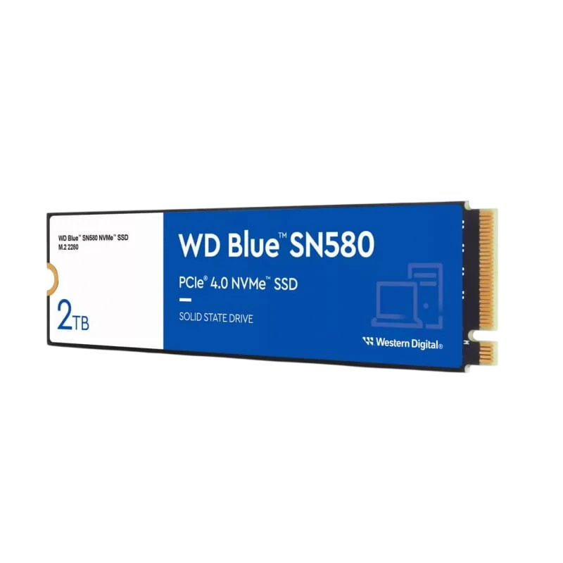 SSD M.2 SN580 Blue 2TB PCI Express 4.0 TLC NVMe - WESTERN DIGITAL