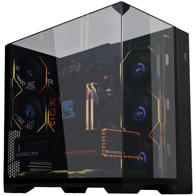 WQHD Gaming-PC-Konfigurator, Lian Li O11 Vision Compact, AMD AM5, AMD Ryzen Prozessor, RX 9070 / RTX 5080 GPU
