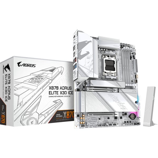 X870 AORUS ELITE X3D ICE socket AM5 moederbord