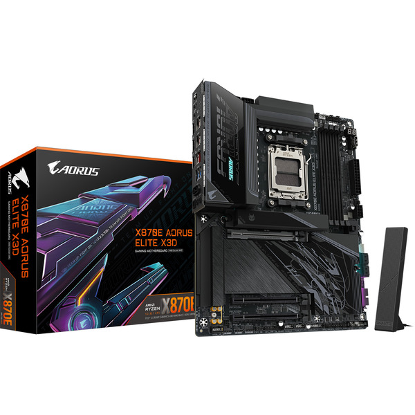 X870E AORUS ELITE X3D socket AM5 moederbord