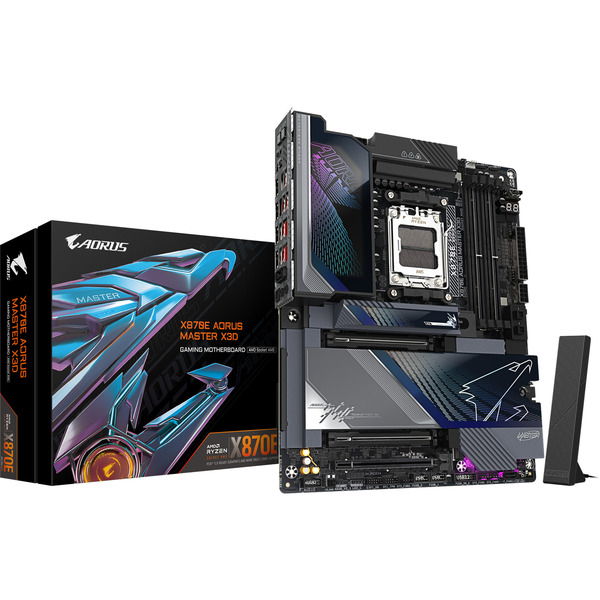 X870E AORUS MASTER X3D socket AM5 moederbord