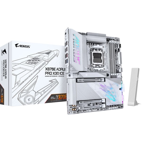 X870E AORUS PRO X3D ICE socket AM5 moederbord