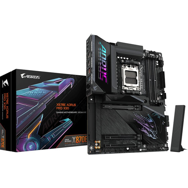 X870E AORUS PRO X3D socket AM5 moederbord