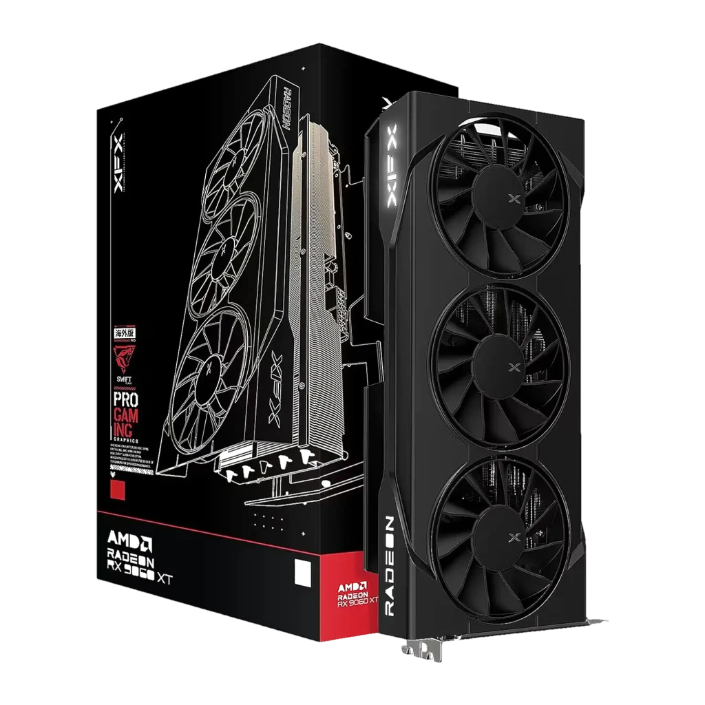 XFX RX 9060XT Swift Dual Fan OC Black 8 GB