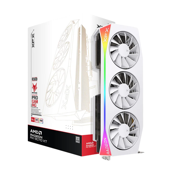 Xfx RX 9070 XT Mercury Gaming RGB OC x3 16GB GDDR6 graphic card