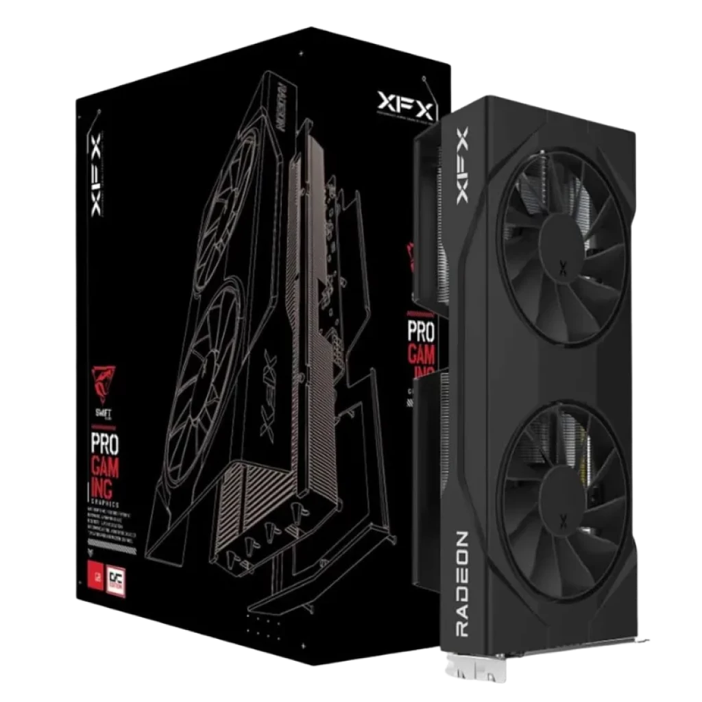 XFX RX-96TSW16BQ AMD Radeon RX 9060 XT 16 GB GDDR6 - Placa de v&iacute;deo