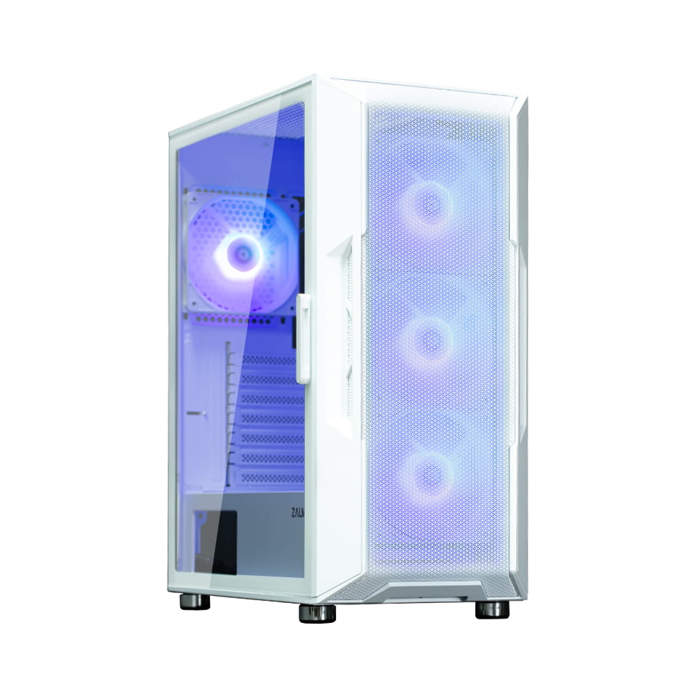 Zalman i3 Neo ARGB Tempered Glass PC-Gehäuse ATX - Weiß