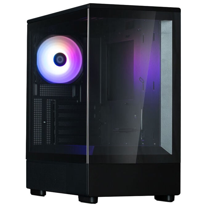 Zalman P10 micro-ATX Gehäuse Tempered Glass Panoramic View - Schwarz