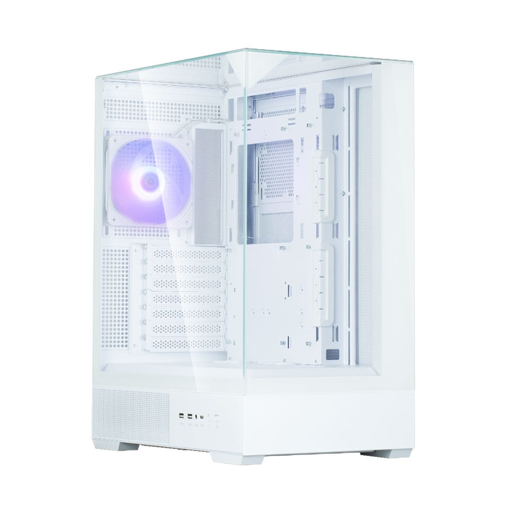 Zalman P40 Prism PC-Gehäuse, ATX - Weiss