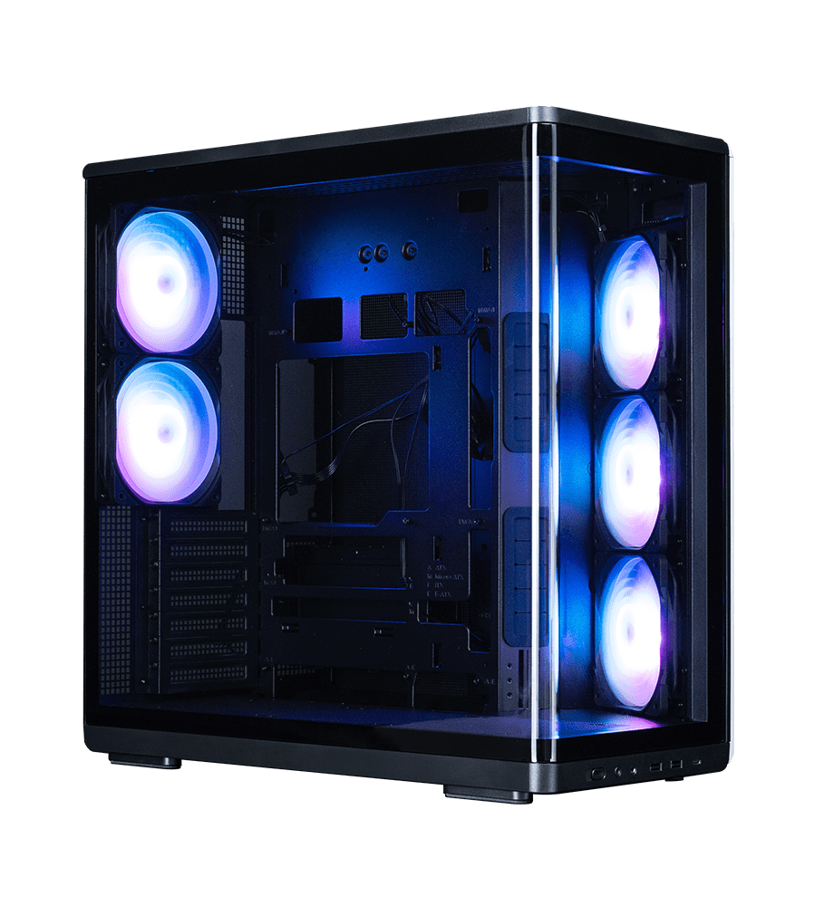 Zalman P60 PC-Gehäuse Tempered Glass, ATX Mid-Tower - Schwarz