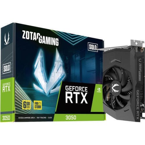ZOTAC GeForce RTX 3050 Solo - 6GB GDDR6 RAM - Grafikkarte