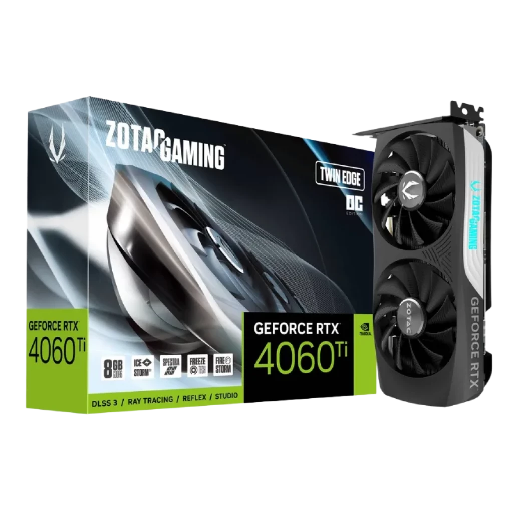 Zotac GeForce RTX 4060 Ti 8 GB Twin Edge OC - Placa de v&iacute;deo