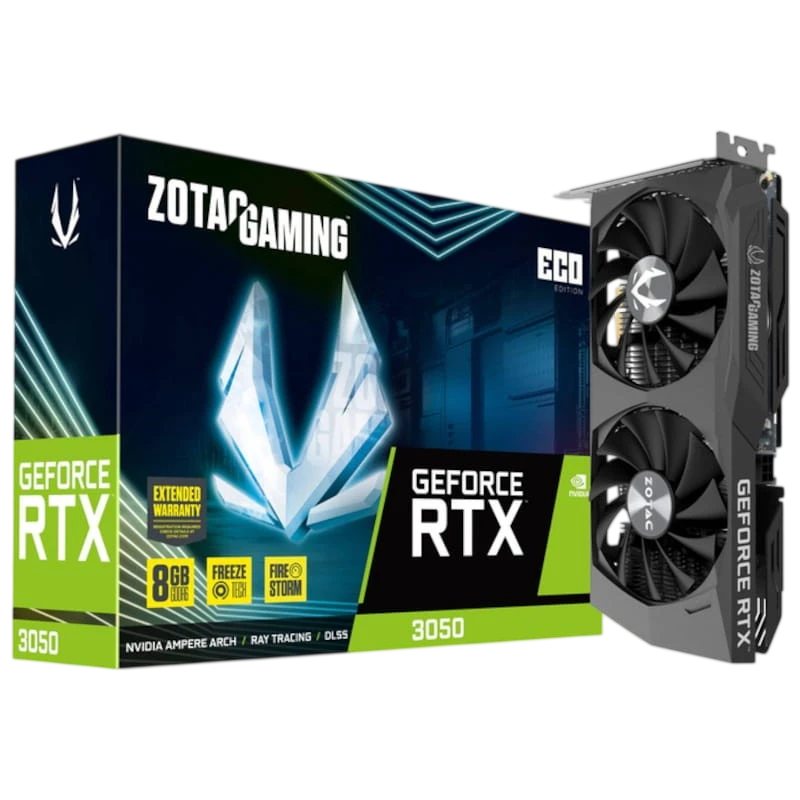 Zotac RTX 3050 ECO 8GB GDDR6 graphic card