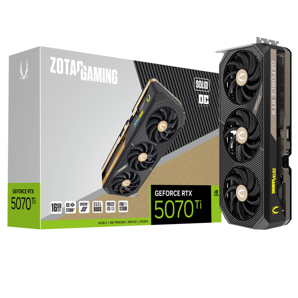 Zotac RTX 5070 TI Solid OC 16GB GDDR7 HDMI 3xDP